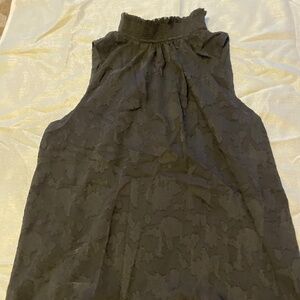 Chiffon turtleneck blouse